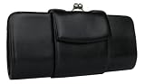 Edle Clutch Abendtasche, schwarz
