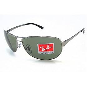RAY-BAN RAYBAN RB 3342 Warrior Gunmetal 004 58 Polarized Sunglasses