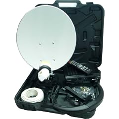 Micro digitale Camping Satellitenanlage M30/12 EasyFind (SCART, EasyFind, 230/12V) schwarz