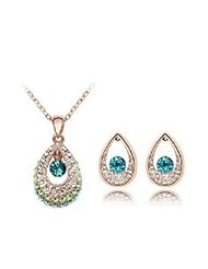 XiangGang ShaoGi 18k White Gold, Round Diamond Ball Fashion Sets, Gold - 18 inch
