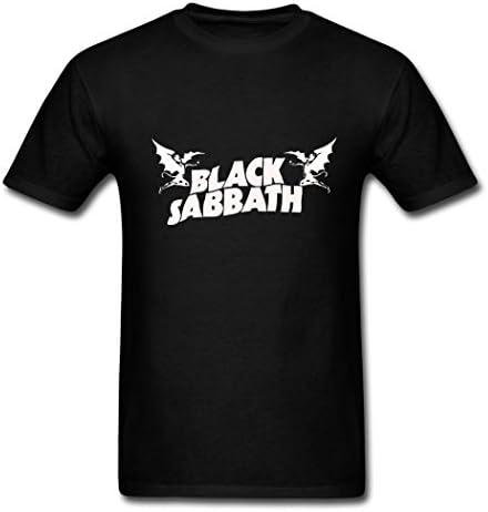 AZ strong boy'sBlack Sabbath poster tee shirt for men Black L