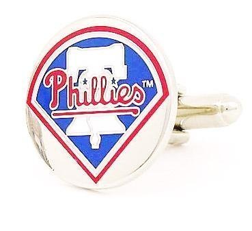 Philadelphia Phillies Cufflinks - MLB Baseball Sports Themed Formal Wear