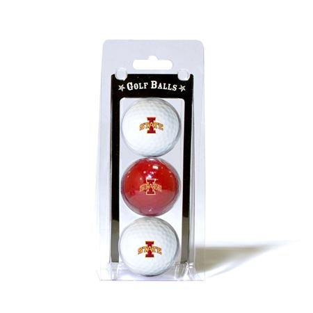Iowa State Cyclones Isu Ncaa Team Logo 3 Golf Ball Pack