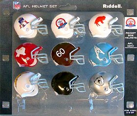 AFL 50th Anniversary Pocket Pro Helmet Set