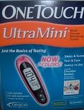 OneTouch UltraMini Blood Glucose Monitoring System, PINK GLOW color, Kit Includes UltraMini Meter and Batteries, Lancing Device, Ultra Control Solution, 10 UltraSoft Lancets, AST Clear Cap for Testing Forearm or Palm, Mini Carrying Case, Logbook, Owner's Booklet and Quick Start Guide