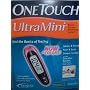 OneTouch UltraMini Blood Glucose Monitoring System, PINK GLOW color, Kit Includes UltraMini Meter and Batteries, Lancing Device, Ultra Control Solution, 10 UltraSoft Lancets, AST Clear Cap for Testing Forearm or Palm, Mini Carrying Case, L