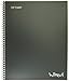Top Flight Wired 3-Subject Wirebound Notebook with 4 Pockets, 120 Sheets, College Rule, 11 x 8.875 Inches, 1 Notebook, Cover May Vary (33181)