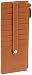 Lodis Audrey Credit Card with Zipper Pocket,Caramel,one size