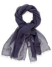 Autograph Lightweight Linen Blend Scarf with Silk