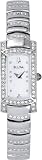 Bulova Women's 96T13 Silver Stainless-Steel Quartz Watch with Mother-Of-Pearl Dial