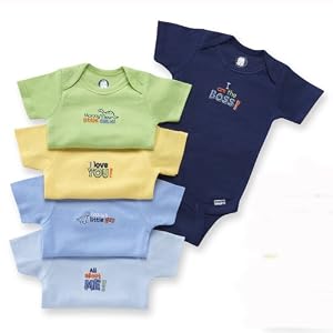 Gerber Fashion Onesies, 5 Pack, Boy, 3-6 Months