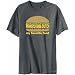 T-Shirt Mens Dark Silver " Pennsylvania Dutch my favorite food " Languages Large