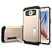 Spigen Slim Armor Galaxy S6 Case with Air Cushion Technology and Kickstand for Galaxy S6 2015 - Champagne Gold