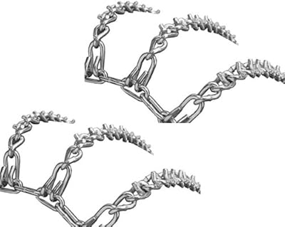 Oregon (2 Pack) 67-001 Lawn & Garden Tire Snow Chains With 2-Link Spacing Size 16X650-8 & 15X600-6 Tire Snows