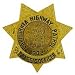 California Highway Patrol Traffic Officer Badge Pin 1"