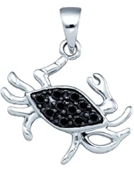 0.17CT DIAMOND CRAB PENDANT