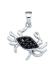 0.17CT DIAMOND CRAB PENDANT