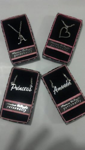 Marina De Buchi Necklaces - Girls Personalized Nameplate Silver Plated Necklaces -ABBY