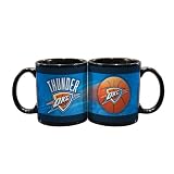NBA Oklahoma City Thunder 2 Pack 11oz Black SportsBall Mug