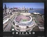 Chicago, Illinois - New Soldier Field Art Print Poster By Mike Smith, 28  x 22 