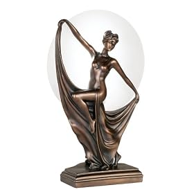 Art Deco Dancer Accent Table Lamp: Kitchen & Dining from amazon.com