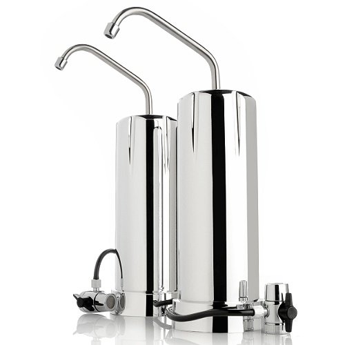 Clean & Pure 20,000 Gallon 2 Pack Countertop Water Filter
