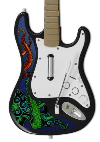 Rock Band Guitar Skins Octopus Design
