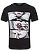 URBAN K Men's Hipster Graphic Crewneck T-Shirt,Ubk603_black,Large
