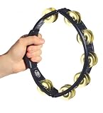 LP170 Cyclops, Brass Jingles, Black, Hand Held Tambourine