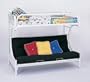 Bunk Bed - "C" Style Twin / Futon Bunk Bed in White - Coaster