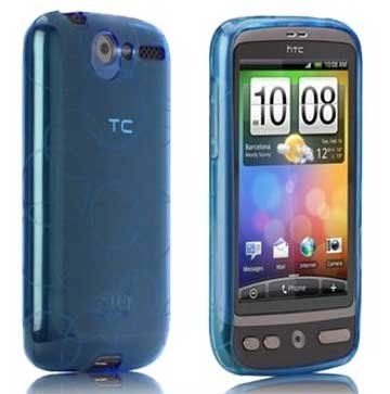 Case-Mate SoftBank X06HT / HTC Desire Gelli Case - Female Circles with Screen Protector, Blue ジェリー ケース 「サークル」 (液晶保護シート つき) ブルー CM011616