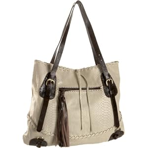 Carla Mancini CM1050P Python-Embossed Tote