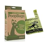 Earth Rated Dog Waste Bags with Handles, Lavender Scented, 120-Count (not on rolls)
