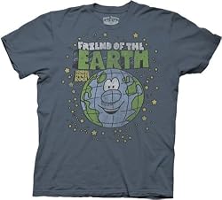 School House Rock Friend Of The Earth Indigo Men's T-shirt
