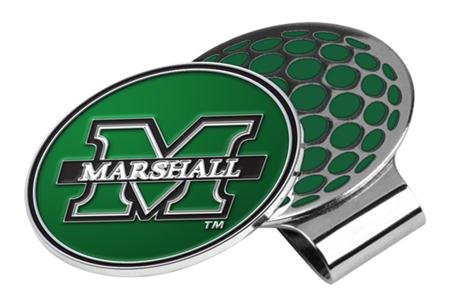 Marshall Thundering Herd Ncaa Hat Golf Clip With Ball Marker
