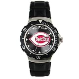 MLB Men's MD-CIN Agent Series Cincinnati Reds Polyurethane Watch