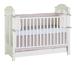 Da Vinci Roxane 3-in-1 Convertible Baby Crib in Antique White