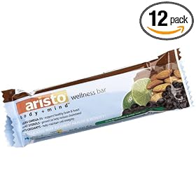 Aristo Health Acai-blueberry & Lime Wellness Bar, 1.3-Ounce Bars (Pack of 12)