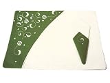 Handmade, Reversible Place Mat Kit in Half Moon Design