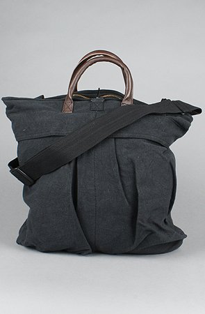 Rothco The Vintage Canvas Helmet Bag With Leather Handle in Black,Bags (Messenger/Utility) for Unisex