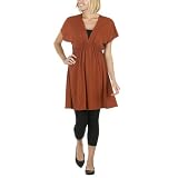 Juniors' Xhilaration Kimono Dress - Rust