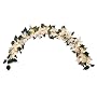 GKI Bethlehem Lighting 6-Foot 35-Light Weatherproof Lighted Poinsettia Garland, White