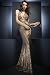 Beaded Golden Dresses by Tony Bowls Evenings