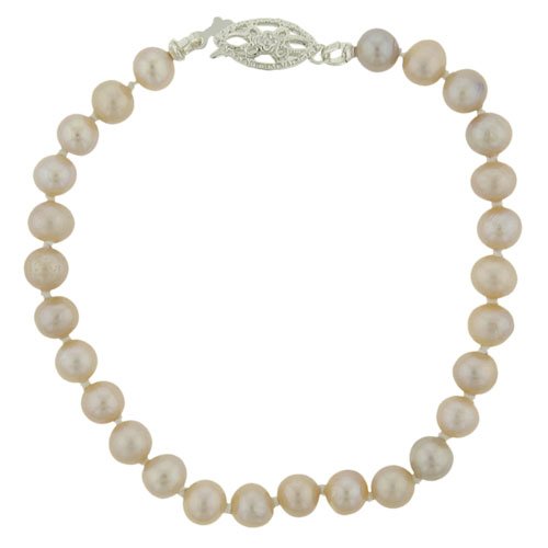 Sterling Silver Pink Fresh Water Pearl Bracelets
