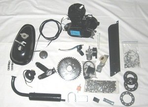 Bicycle Motor Kit 80cc (Silver, 80cc) On Sale