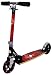 bike*star 145mm (5.7 Inch) Foldable Kick Push Kids Scooter - Colour Black & Red