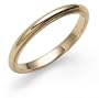 18k Yellow Gold 2.5mm Comfort Fit Milgrain Band
