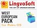 LingvoSoft Western European dictionaries software pack for Palm OS