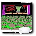 Londons Times Funny Animals Cartoons - Frog Horror Film - Mouse Pads