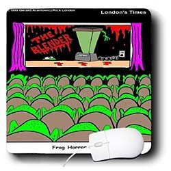 Cover image : Londons Times Funny Animals Cartoons - Frog Horror Film - Mouse Pads